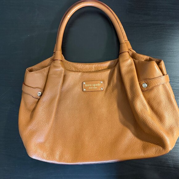 Congnac Leather Kate Spade Shoulder Bag - Picture 1 of 2